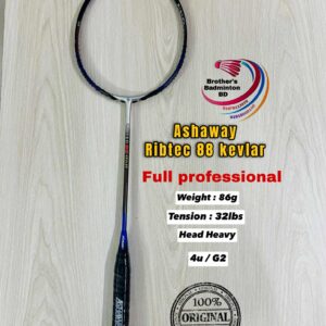 ASHAWAY Ribtec 88 Kevlar Blue Professional Badminton Racket